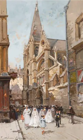 Kommunikanten in Paris