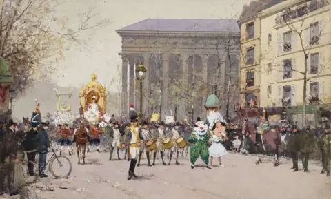 La Madeleine-Karnevalsparade ca. 1895