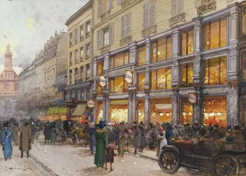 Die Kirche La Trinite Rue De La Chaussee D Antin ca. 1905