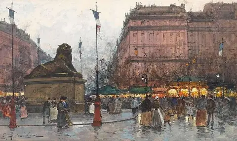 Place Denfert-Rochereau Pari