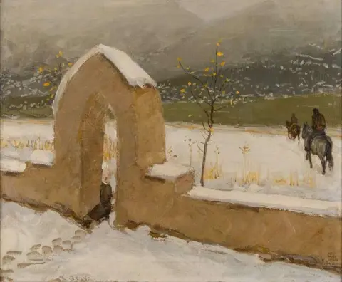Vintrigt landskap