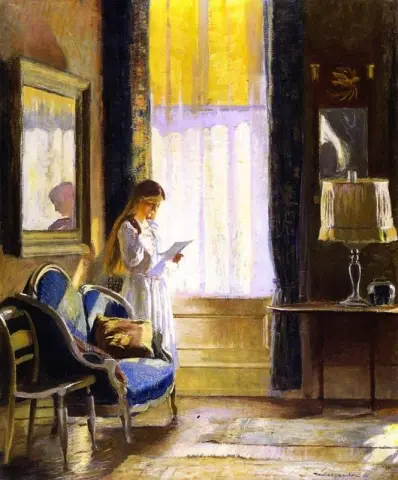 Morgenlicht-Interieur 1923