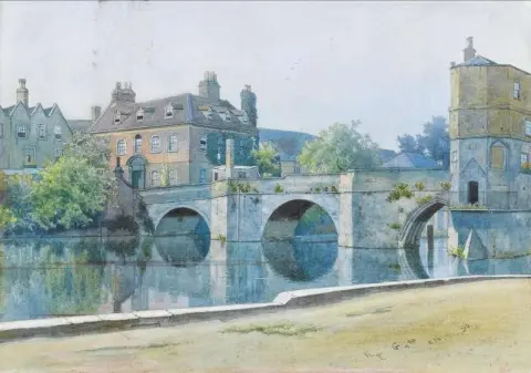 The Bridge At St. Ives Huntingdonshire 1890