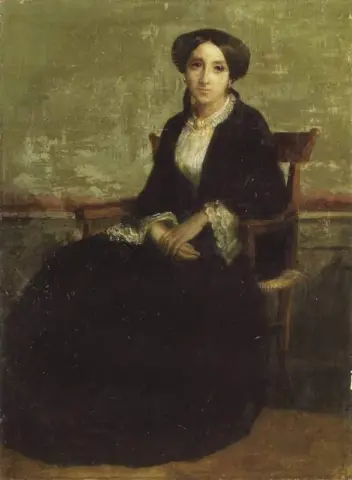 Muotokuva Genevieve Bouguereausta 1850