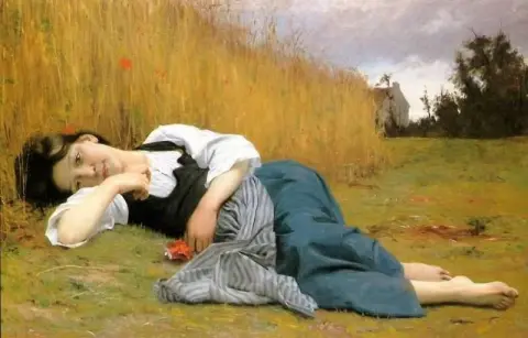 Rust bij de oogst 1865
