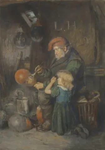 Инициалы дедушки С. Около 1890 г.