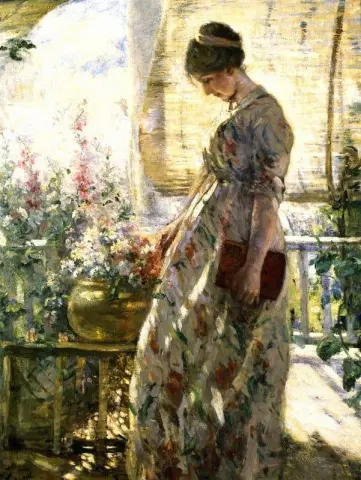 Kesäiltapäivä noin 1910