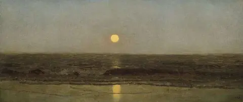 海边月出，约 1867 年