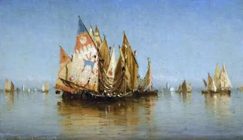 威尼斯渔船 1869