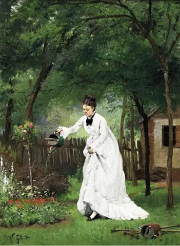 吉尔伯特夫人浇花