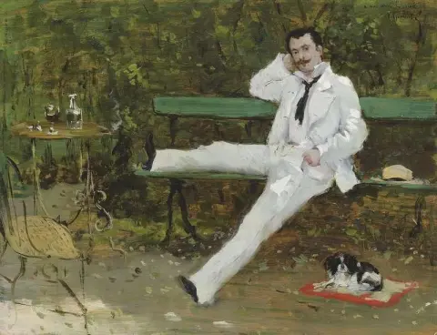في الحديقة كاليفورنيا 1876