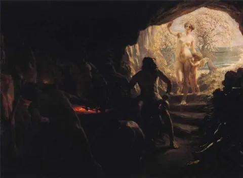 Venus besucht Vulkan 1909