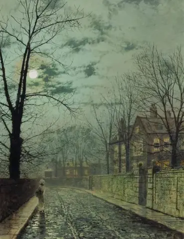 En månbelyst väg 1881