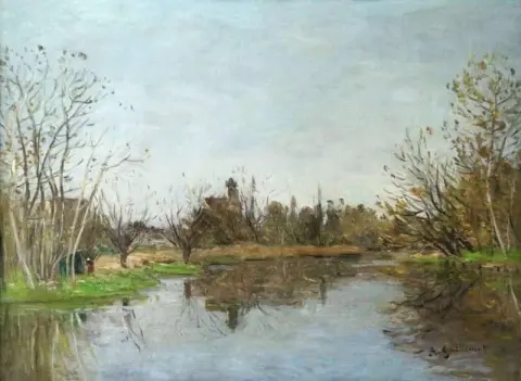 Banks Of The Loing ca 1890