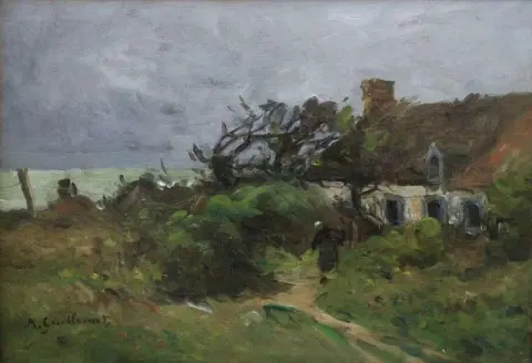 Brittany Cottages ca 1890