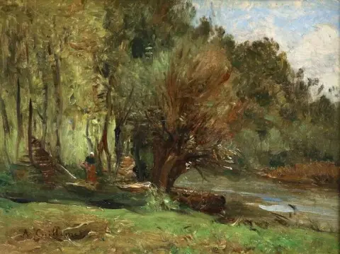 Figur av en stuga ca 1885