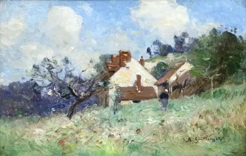 Slussvaktaren Moreis hus ca 1890