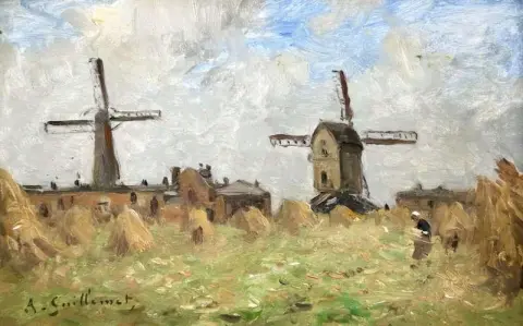 Montmartres väderkvarnar ca 1880