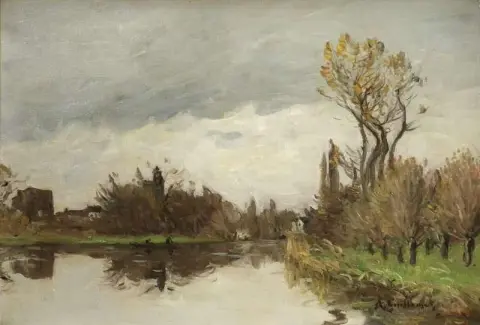 Morgon på floden Oise 1890