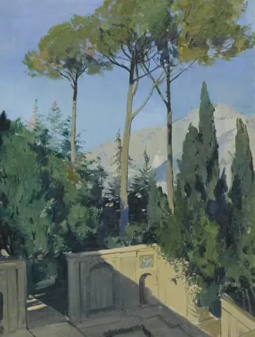 埃斯特别墅花园，1924 年
