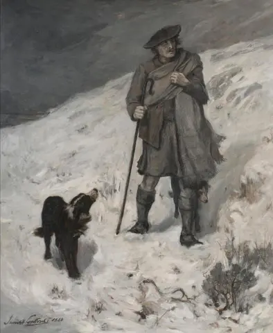 Ylämaanpaimenkoira – Sketch 1880