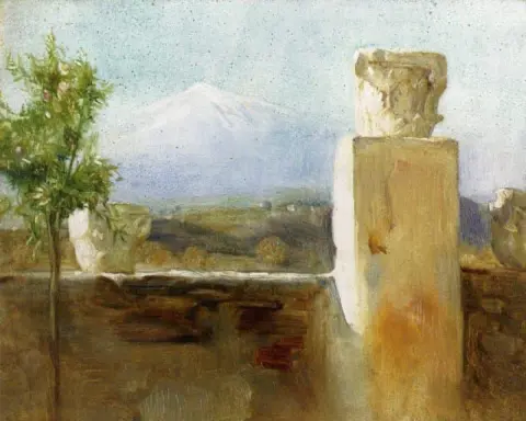 Mount Etna From Taormina