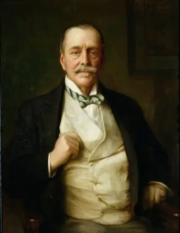 Portrait Of Lord Harris Wearing The Bow Tie Of The Band Of Brothers 1919