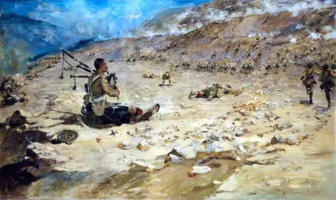 Piper George Findlater Gordon Highlanders voitti Victoria Crossin Dargaissa 1897 1898
