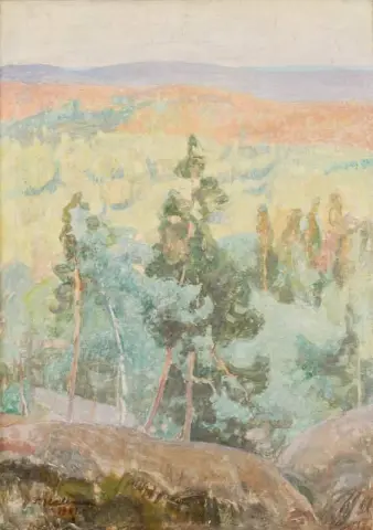 Tidlig høstlandskap
