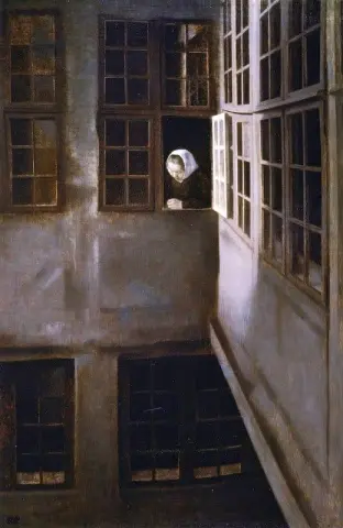 Interno del cortile a Strandgade 30 Ca. 1905