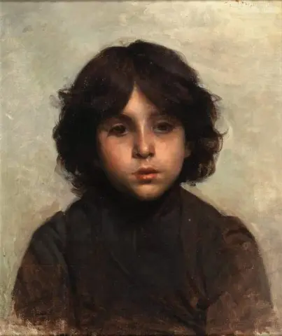 Retrato Eines Jungen Knaben Ca. 1870