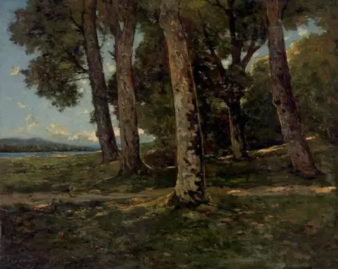 湖边 1908