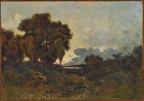 落日 L Allier 1880