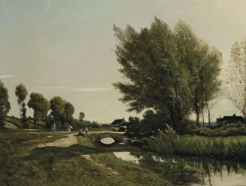 圣普莱夫附近的景色 1884