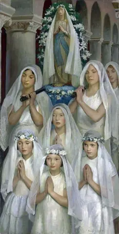 Una processione di maggio 1935
