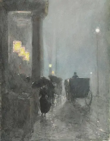Noche de la Quinta Avenida Ca. 1890-93