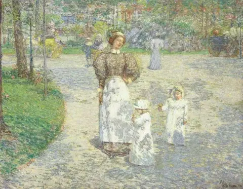 Primavera en Central Park 1908
