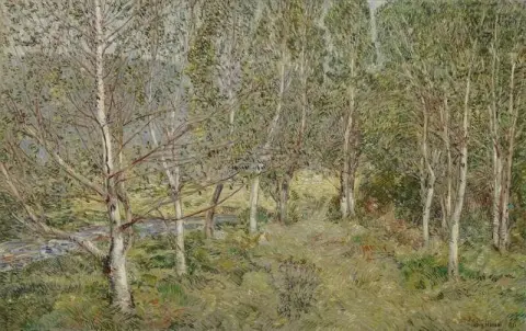 Bosques de primavera en el huerto 1921