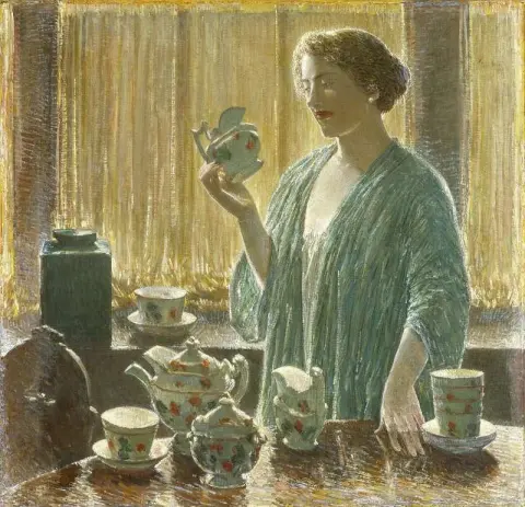 Juego de té de fresa 1912