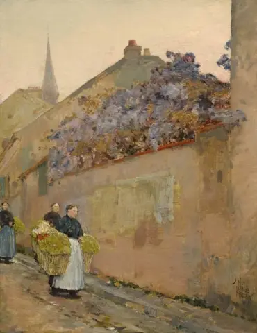 Escena callejera en Sannois 1889