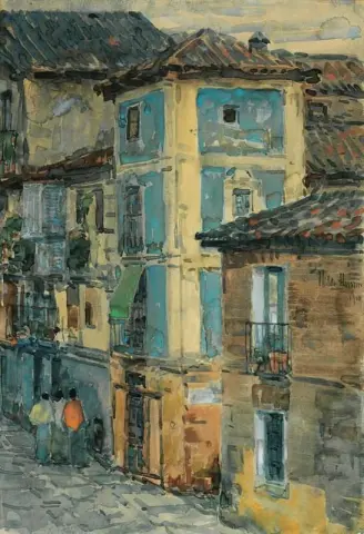 Escena callejera España 1910
