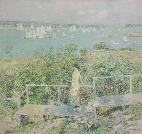 Los yates del puerto de Gloucester 1899