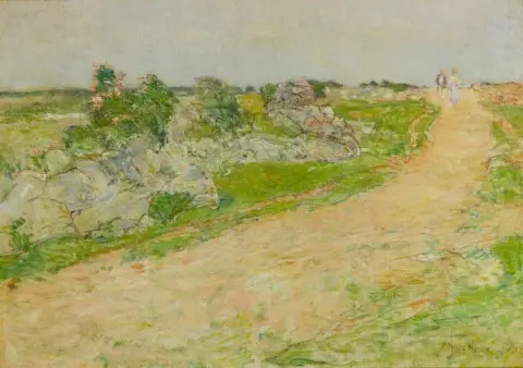 Dos figuras en las dunas 1895