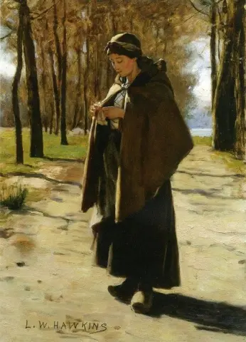 En ung bonde ca. 1880
