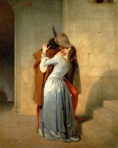 قبلة روميو وجولييت 1859
