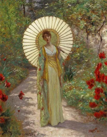 Det japanska parasollet 1890