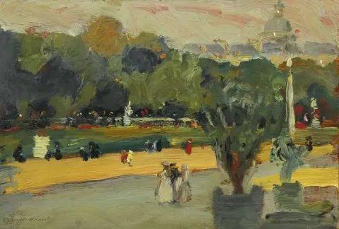 En el jardín del Luxemburgo 1898