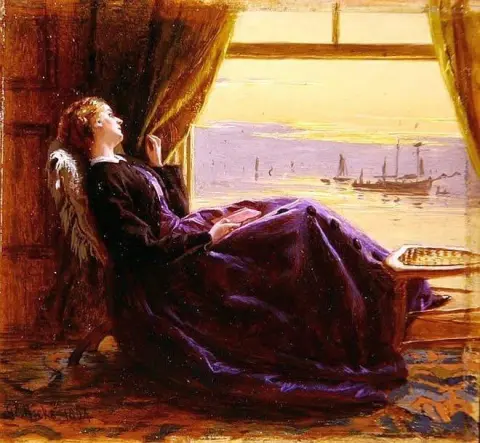 Ved kveldstid - Studie 1864