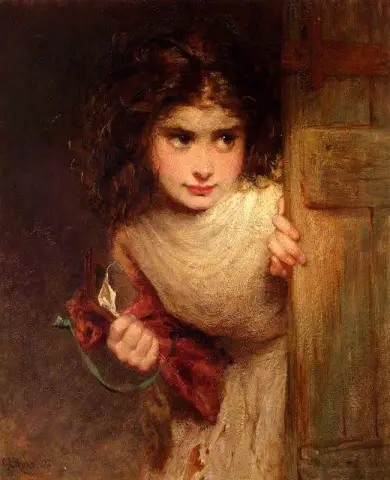 Hjem fra skolen 1878