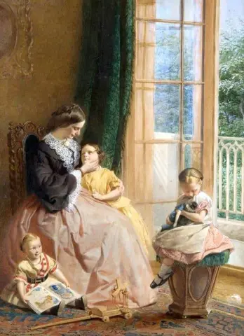 Fru Hicks Mary Rosa og Elgar 1857